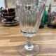 Verre à pied en cristal Baccarat non signé