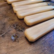 12 Rameau Sens stainless steel knives – France – 1950s/1970s