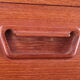 Pair of teak floating vintage bedside tables with drawer - Denmark 1960