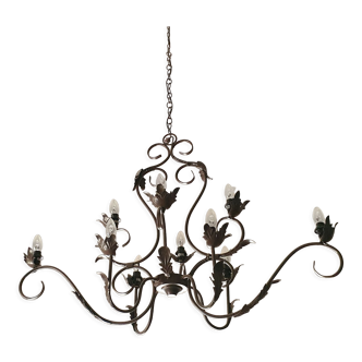 Iron living room chandelier