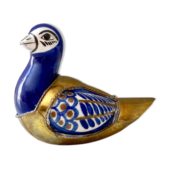 Tonala Duck, Vintage Ceramic Duck, Vintage Deco