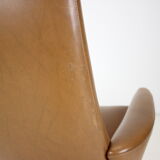 Midcentury Scandinavian Swivel Armchair, 1960s