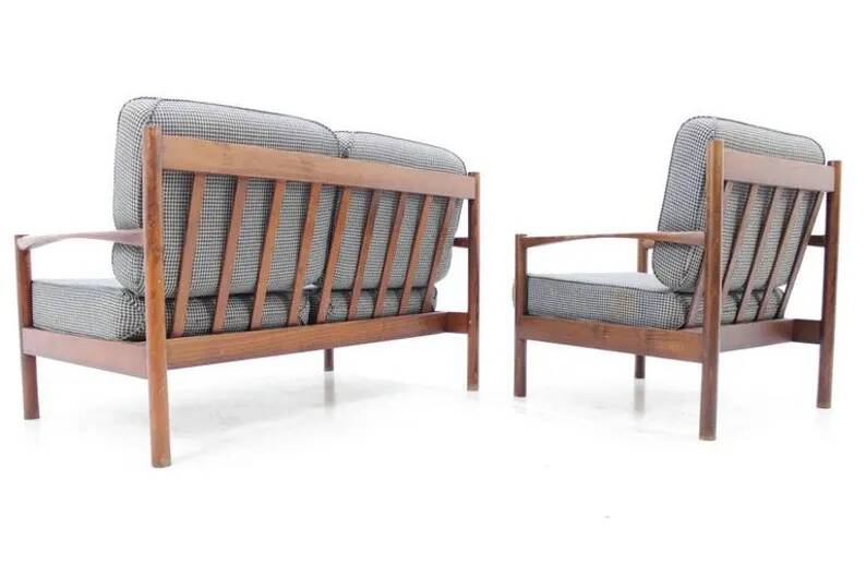 Ensemble de sièges de design scandinave, années 1970