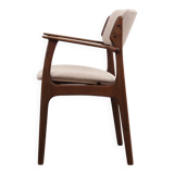 Walnut chairs, Danish design, 1960s, designer: Erik Buch