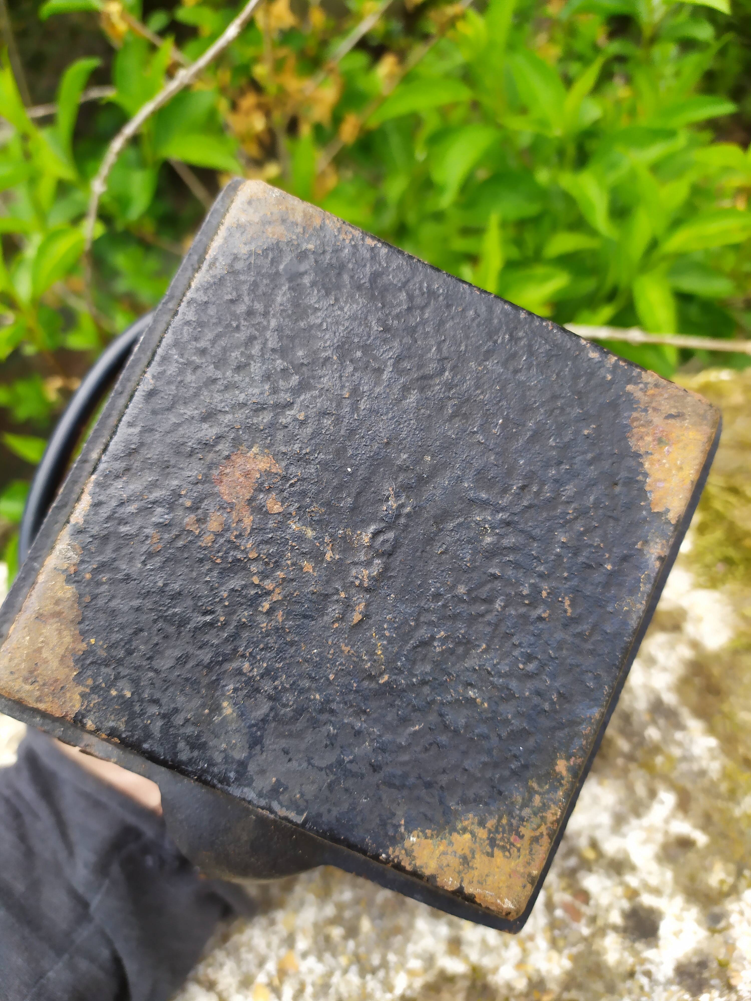 small cast iron teapot