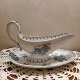 Sarreguemines Flore Sauceboat
