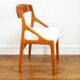 Chaise Baumann - Entièrement restaurée - Tissu, mousse & sangles : neuf
