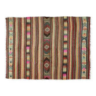 Tapis kilim artisanal d’Anatolie 215 cm x 160 cm