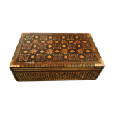 Old box in marquetry