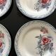 Set de 6 assiettes Digoin Sarreguemines modèle Olga