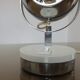 Eye ball lamp in chromed metal from the 70