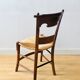 Chaise ancienne en bois et assise paillée