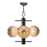 Lustre mid-century Murano, Mazzega, années 1970