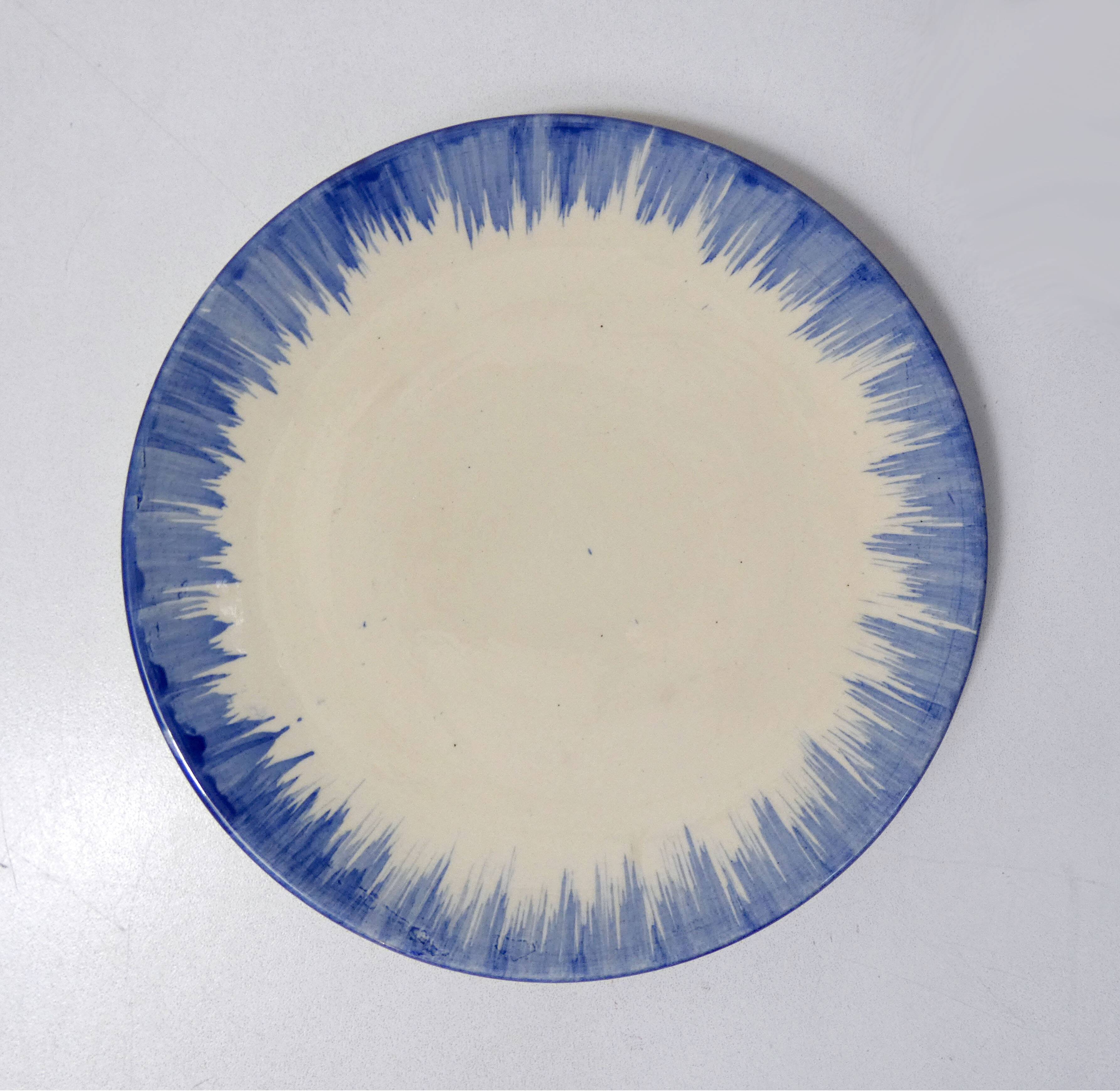 earthenware plate signed VALLAURIS