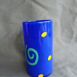 signed 80s murano glass vase