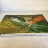 Still life painting oil on canvas signed