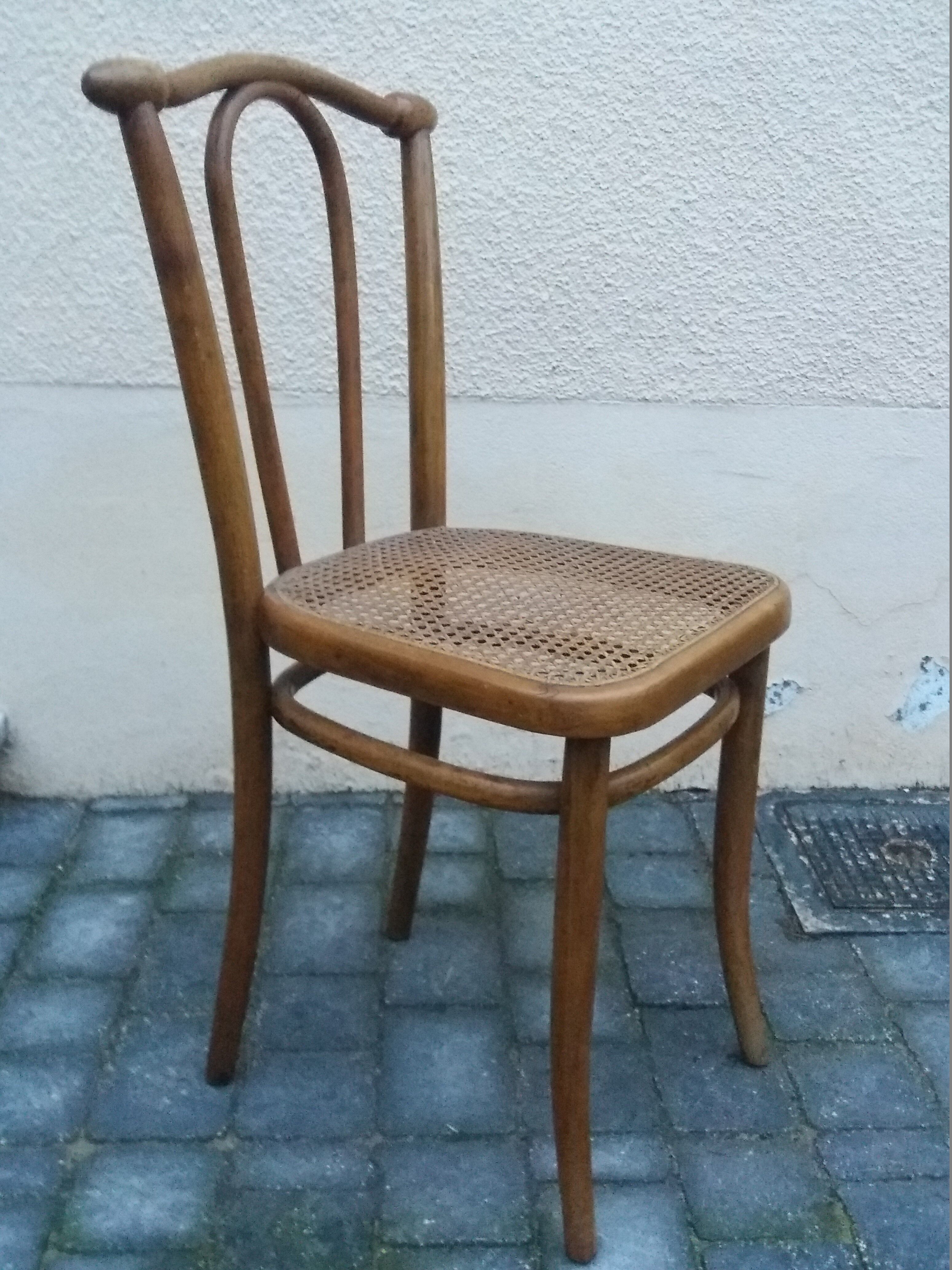 Old turns wooden chair