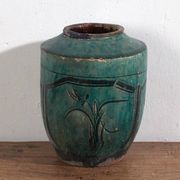 Vase chinois ancien à cadre octogonal (vers 1820) #19