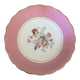 Vintage dessert service / antique in porcelain in colour