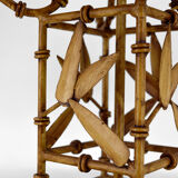 Japanese lamp imitation bamboo, circa 1970