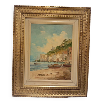 Framed oil