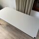 USM Haller desk in pearl grey laminate