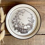 6 vintage arklow ireland dessert plates