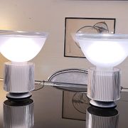 Iguzzini by Massimo Vignelli, table lamp, lucite metal, Italy 1980
