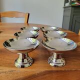 6 stainless steel ice cream cups
