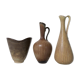 Collection of 3 ceramic vases by Gunnar Nylund Rörstrand Sweden, 1950s.