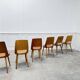 Suite de 6 chaises Baumann en hêtre