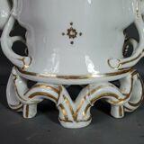 Vase de mariage porcelaine Vieux Paris vers 1830-1850 42x42 cm.