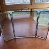 English brass fire screen circa 1900