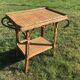 Table in bamboo and rattan