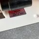 Vintage red W.L.P. Wall sconce / Bed lamp with adjustable shade