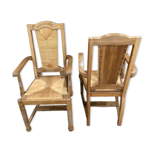 Lot de 2 chaises vintage