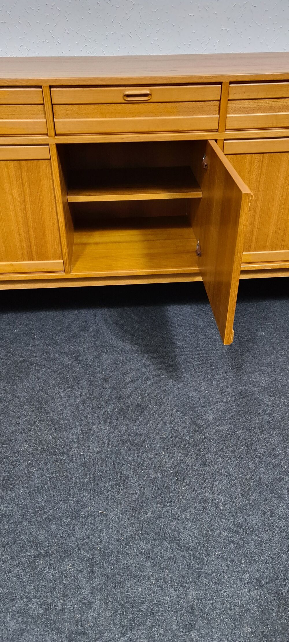 Vintage teak German sideboard by  Mustering