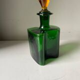 Holmegaard Dark Green Vintage with orange cap Decanter Danish