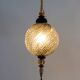 Blown Murano Glass and Brass Pendant Lamp