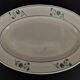 Oval Badonviller earthenware serving dish, early 20th century