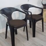 Pair of armchairs by Henry Massonet for Stamp 1974