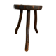 Tabouret ou table d’appoint tripode bois vintage
