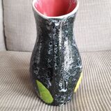 Vintage Vallauris vase with very original decor