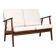Mid-Century Danish Teak Two-Seater Sofa, 1960s.