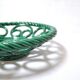 Woven ceramic basket