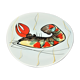 M.B.F.A Pornic - Large plate decorated with lobster