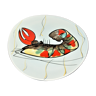 Assiette à décor de homard