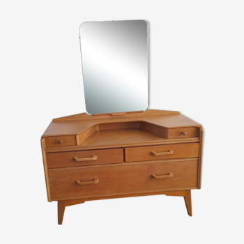 Compass foot dressing table from the 50s
