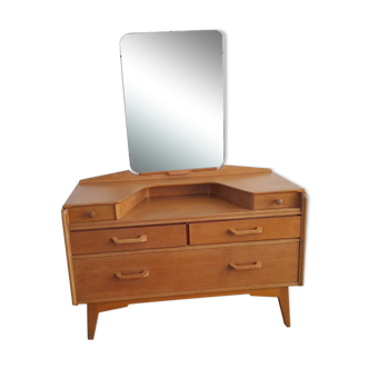 Compass foot dressing table from the 50s