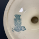 Opaque porcelain compotier from Gien Terre de fer